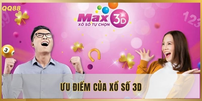 Ưu điểm của hình thức quay thưởng 3D